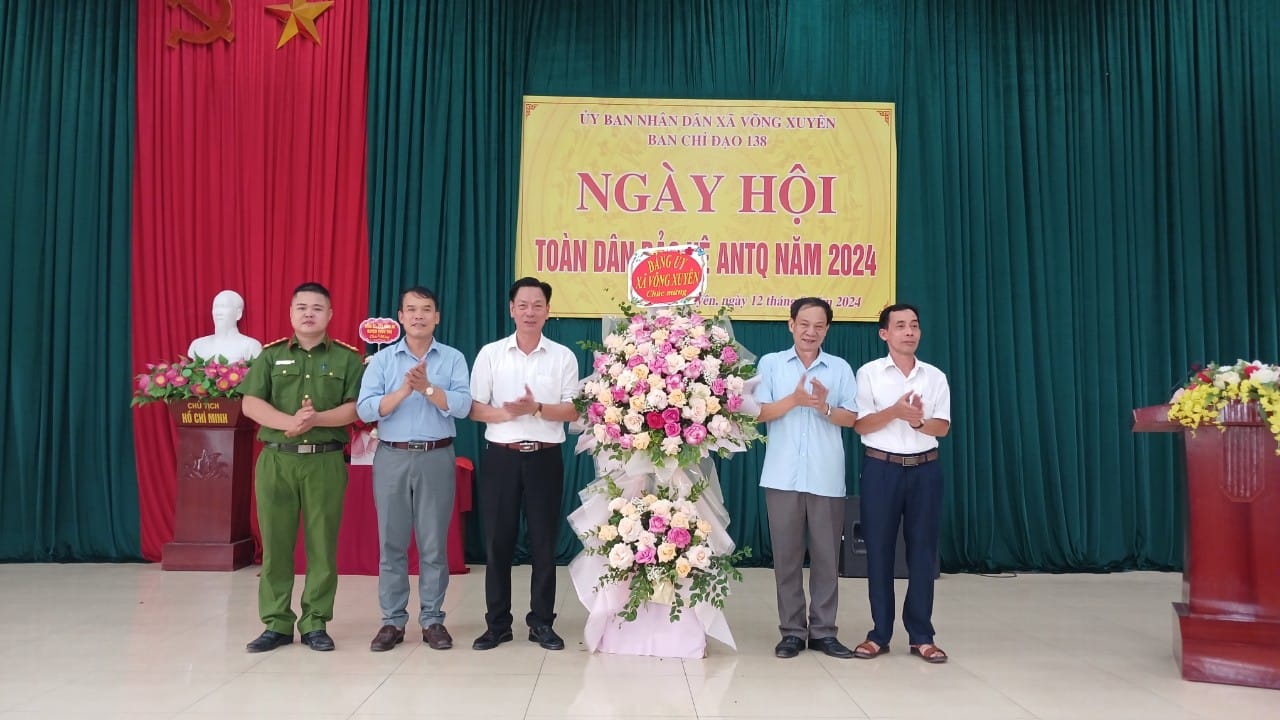 Xã Võng Xuyên tổ chức Ngày hội toàn dân bảo vệ an ninh Tổ quốc năm 2024