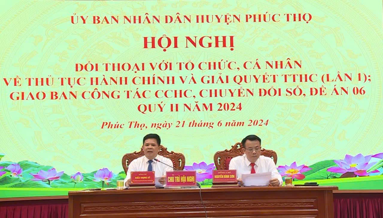 Phúc Thọ: Kết quả nổi bật trong cải cách hành chính 9 tháng đầu năm 2024.